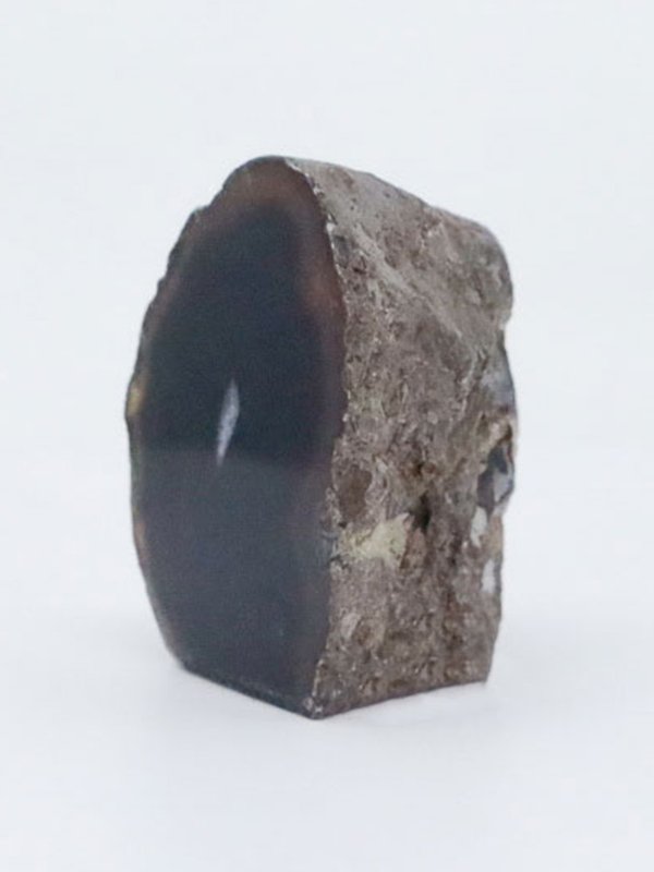 Black Agate Half Geode with Cut Base product image (2)