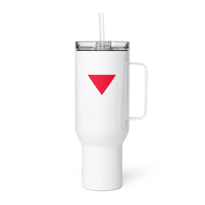 Red Triangle Palestinian Resistance Travel Mug product image (4)