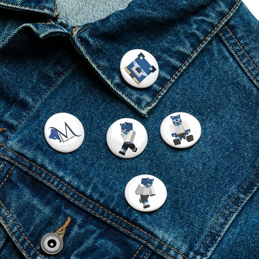 Minecraft Set of Pin Buttons product image (11)