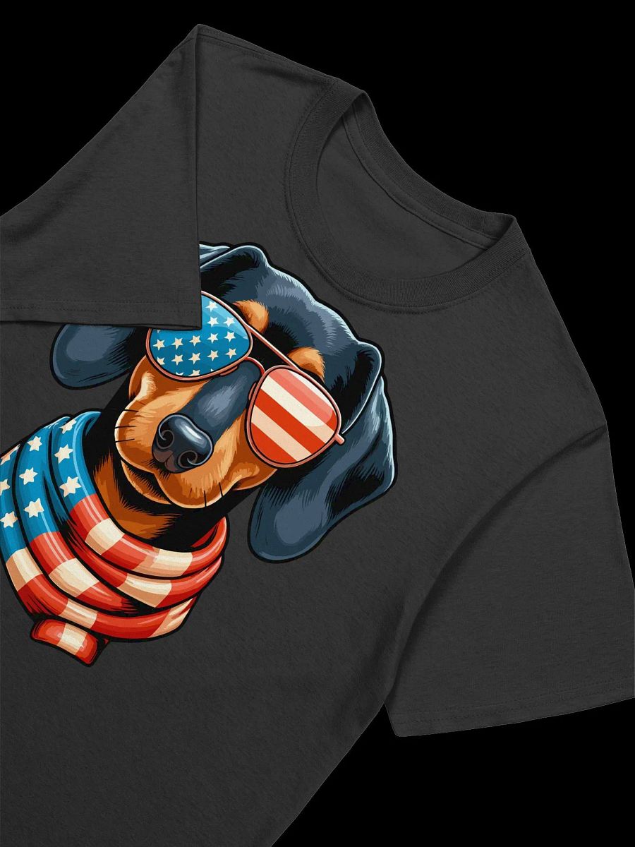 Patriotic Dachshund - American Flag Dog Graphic T-Shirt product image (19)