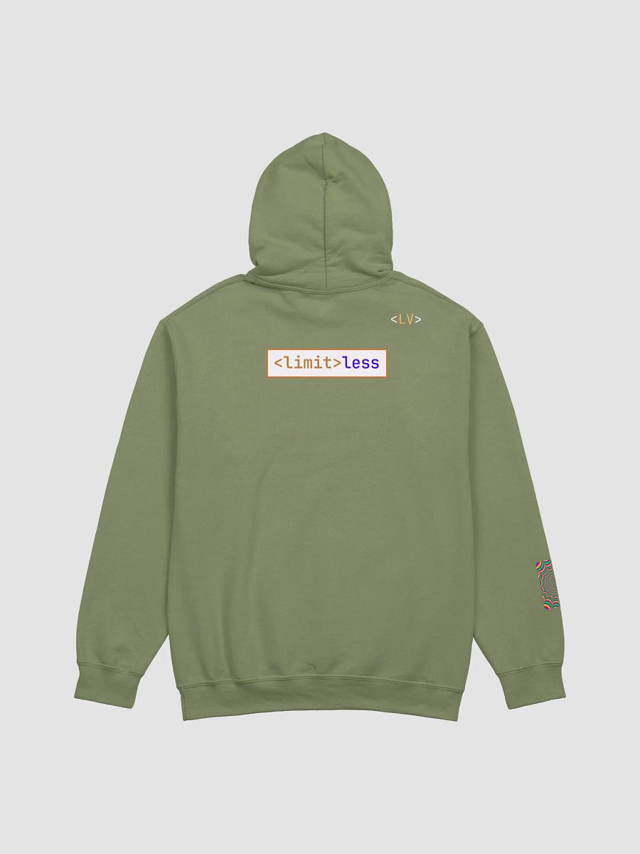 Terminal Knight Hoodie – Dark Mode Vigilante Gear for Coders | Limitless Techwear product image (7)