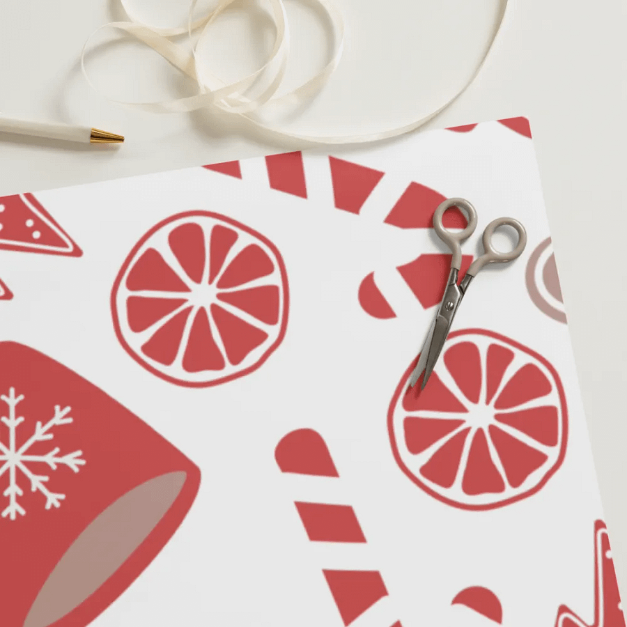 Gingerbread Dreams Wrapping paper product image (11)