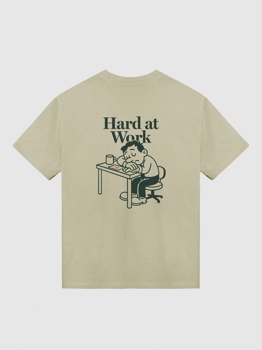 Hard at Work Oversized T-Shirt (Green) product image (2)