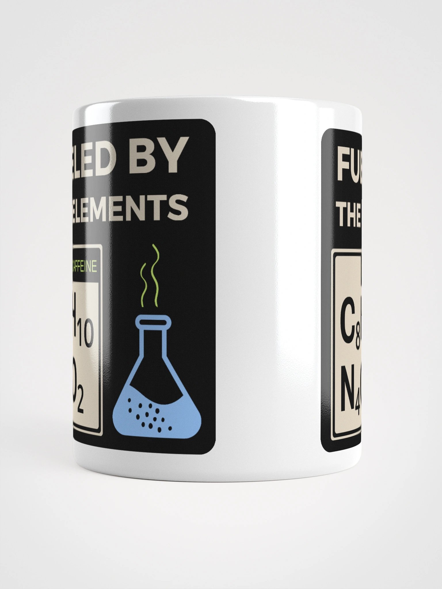 Fueled by the Elements Caffeine Molecule Science Mug – Nerdy Gift for Coffee Lovers product image (6)