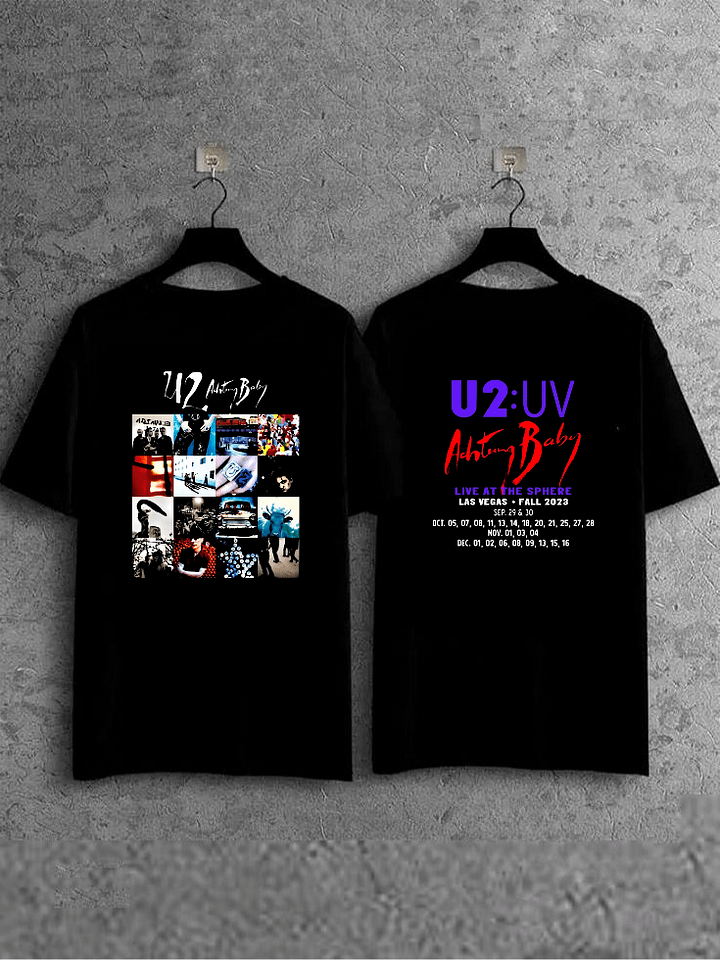 U2 Achtung Baby Live at Sphere Las Vegas Unisex T-Shirt product image (1)