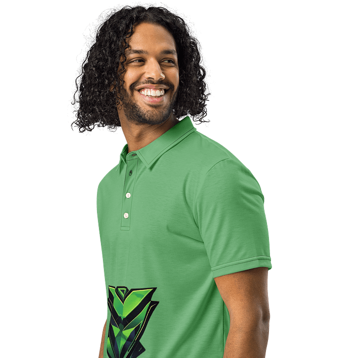 Vincent Men's All-Over Print Slim Fit Polo Shirt product image (2)