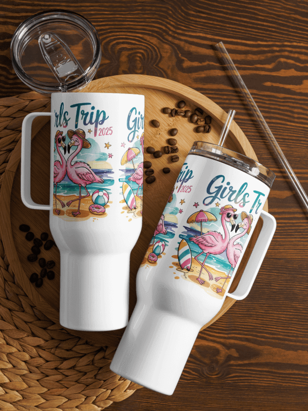 Girls Trip Flamingo Paradise Travel Mug product image (5)