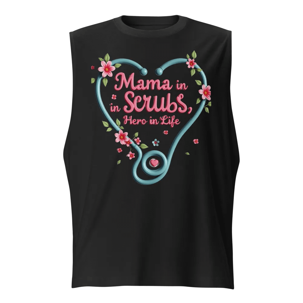 Mama in Scrubs, Hero in Life Muscle Tank product image (1)