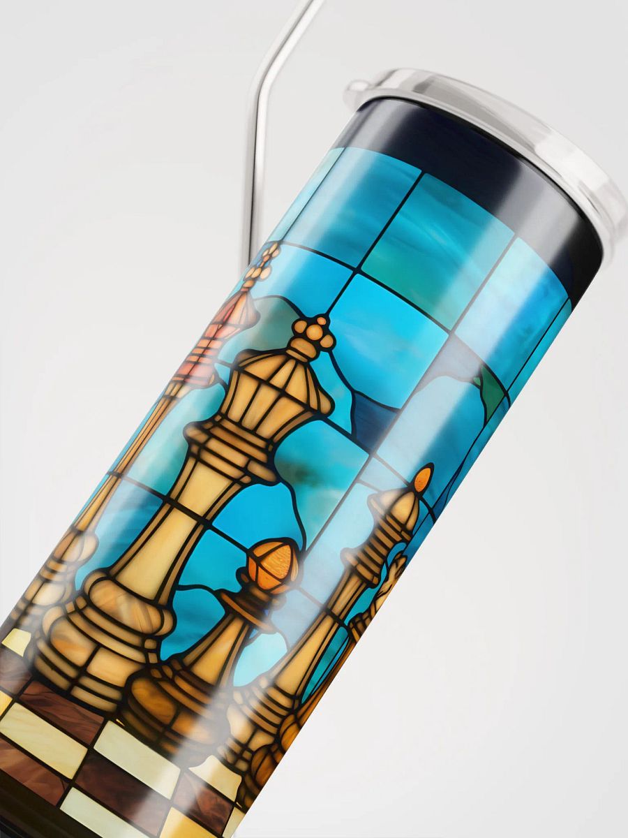 Elegant Chess Pieces Stainless Steel Tumbler product image (5)