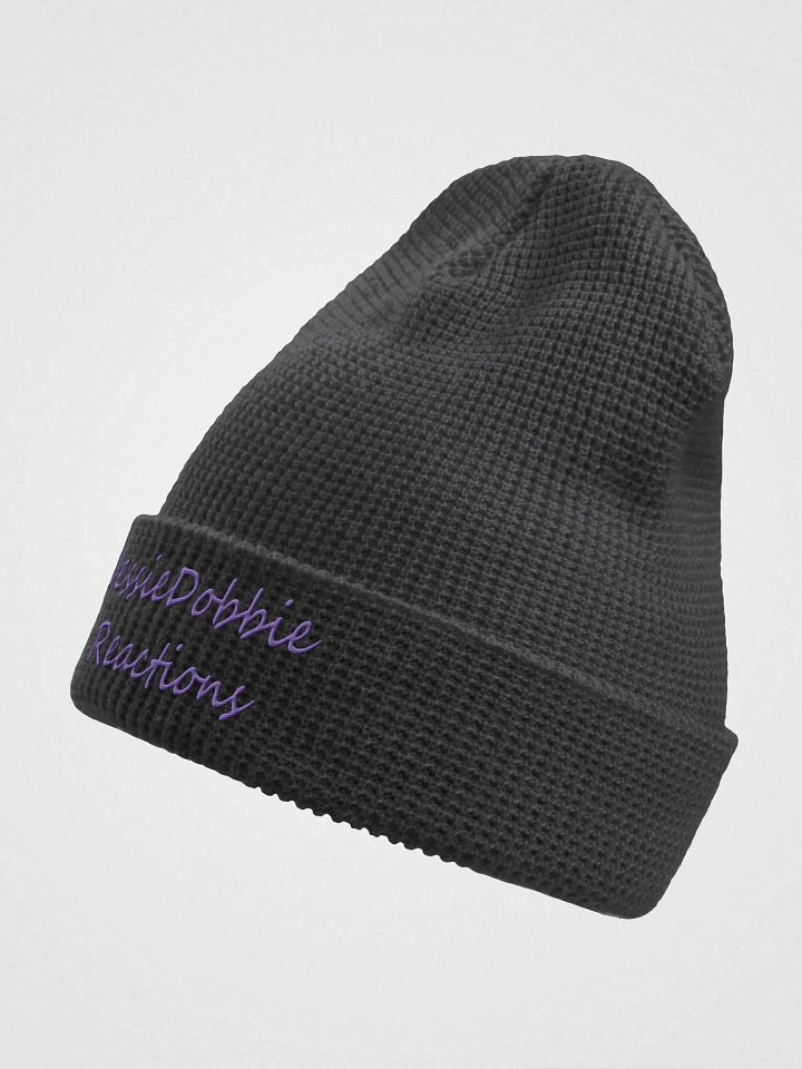 Jessie Dobbie grey waffle beanie! product image (2)