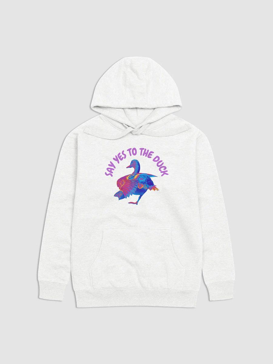 Say Yes To The Duck Unisex Hoodie (pink writing) product image (2)