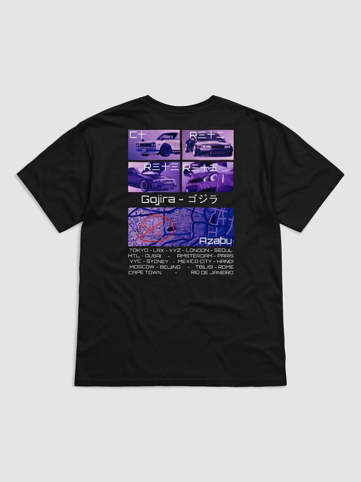 Gojira-Birthplace, List of Cities (Black) Shirt product image (1)