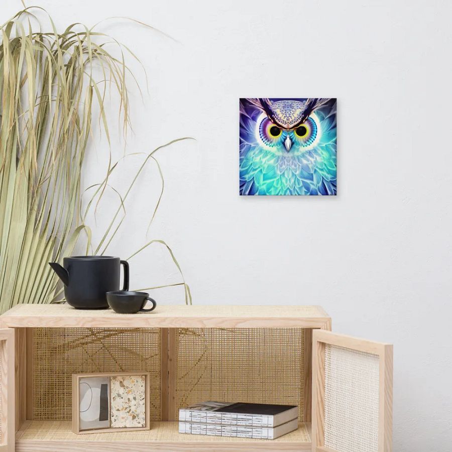 Fantasy Fractal Owl Art - v10 product image (9)