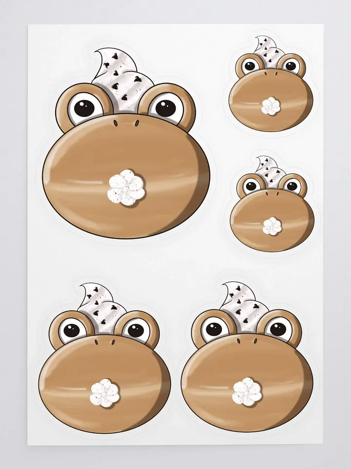 Froggy CreamPuff Stickers product image (2)
