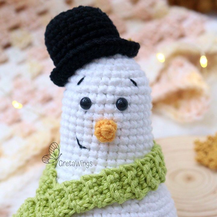 Patrón amigurumi muñeco de nieve (Descarga Digital) product image (1)