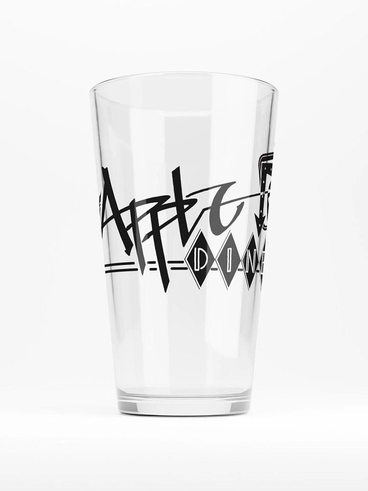 King Apple Diner Sign (Black)✦ Shaker Pint Glass product image (1)
