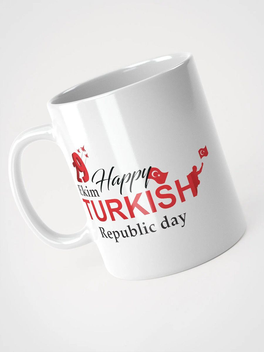 Celebrate 29 Ekim Mug - Happy Turkish Republic Day Graphic Design product image (7)