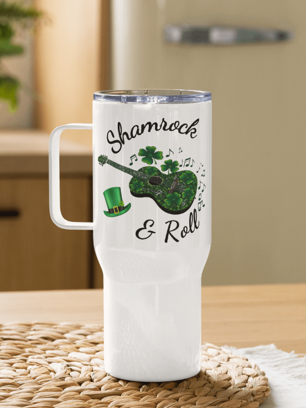 Shamrock & Roll Travel Mug product image (3)