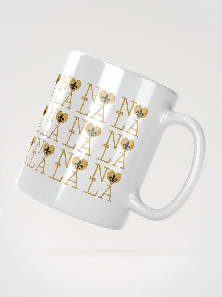 I LOVE NOLA **LEGACY MUG** (GOLD WRAP FULL INFINITY WALL) product image (4)