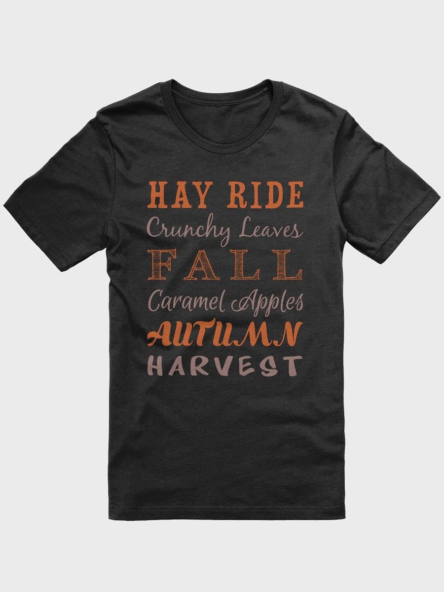 🍂 Fall Typography T-Shirt | Cozy Autumn Words Tee | Perfect Fall Harvest Shirt product image (1)