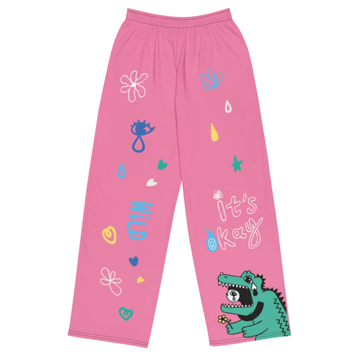 WLS Pink Trousers with print product image (1)