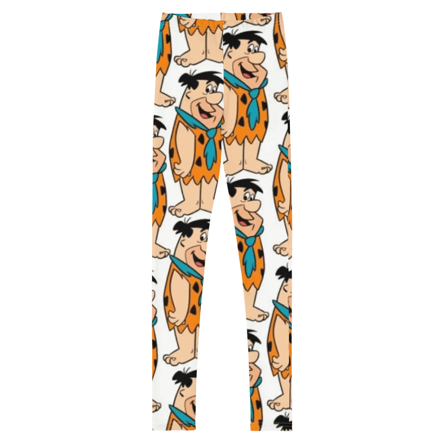 Kids Leggings – Flintstones Print for Retro & Fun Style product image (2)