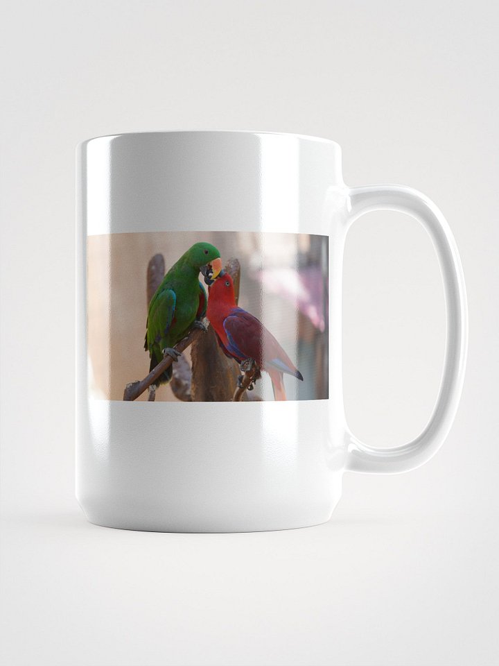 Feathered Friends White Glossy Mug product image (1)