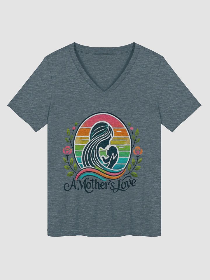 Mother's Love Silhouette V-Neck Tee product image (1)