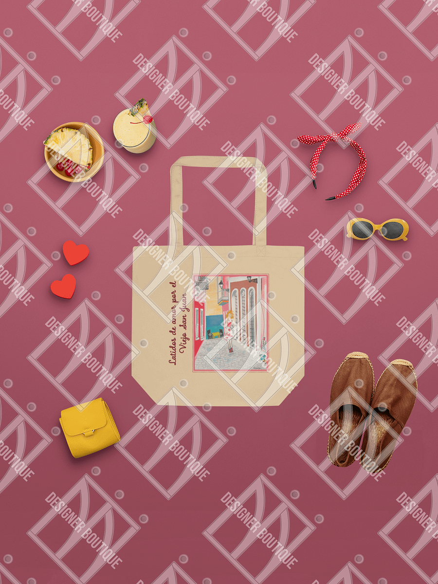 NN Designer Boutique x Camila Arraiza: Bolso de Mano (Pelirroja) – Latidos de Amor por el Viejo San Jua product image (2)