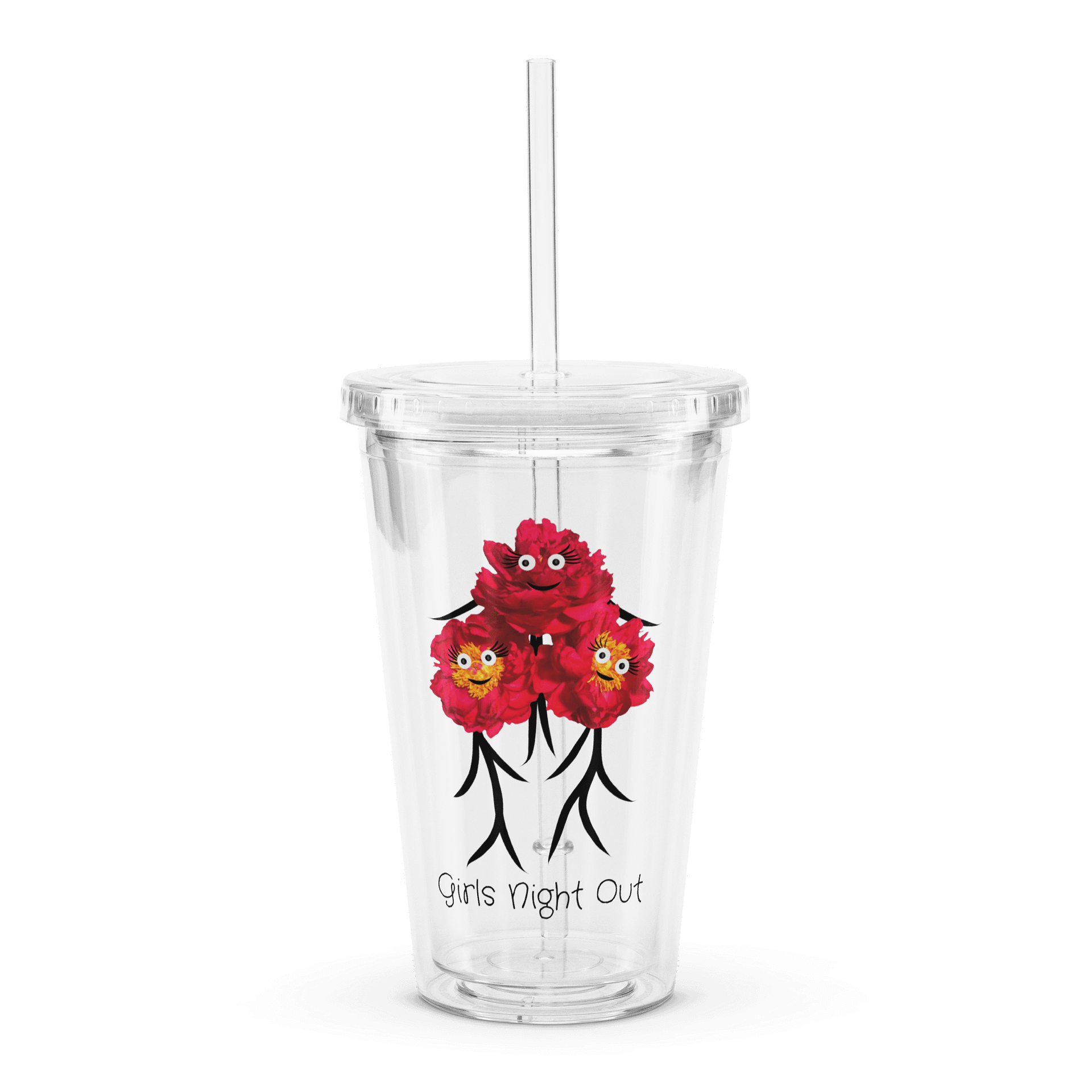 Cheerful Blooms Double Wall Tumbler product image (1)