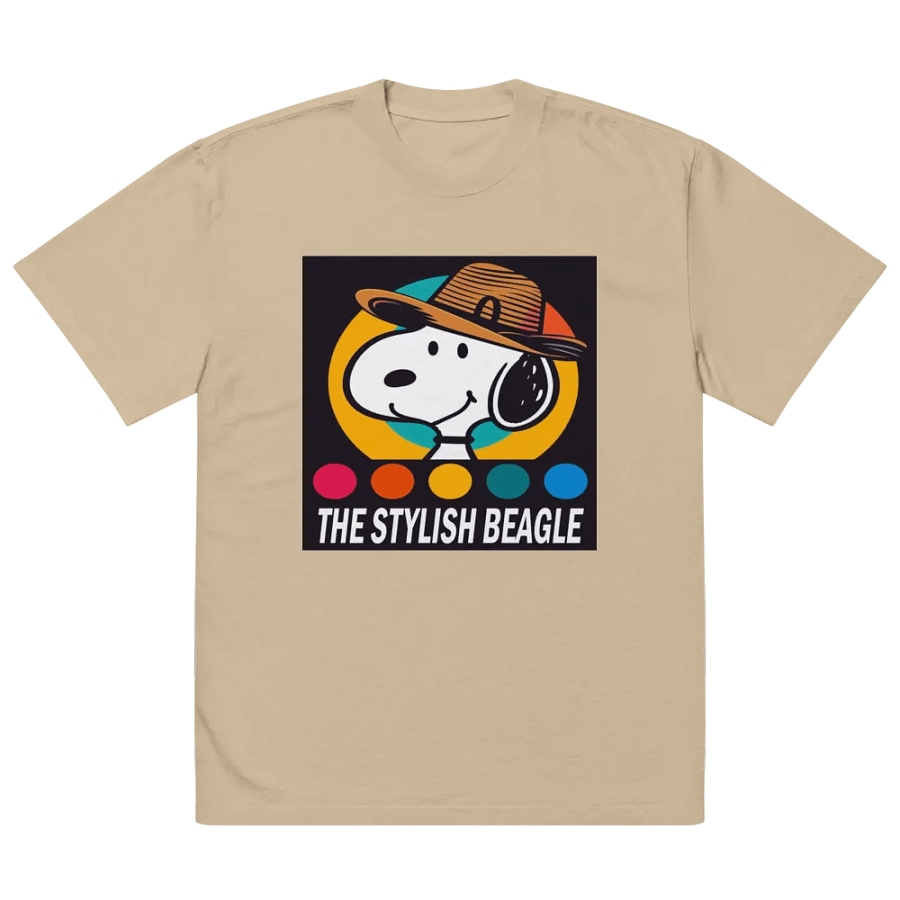 Stylish Beagle Faded T-Shirt product image (2)