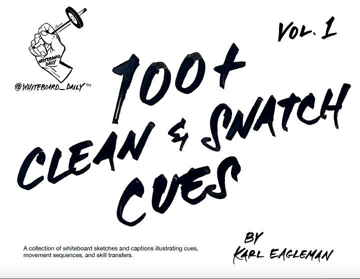 eBook: 100+ Clean & Snatch Cues - Volume 1 product image (1)