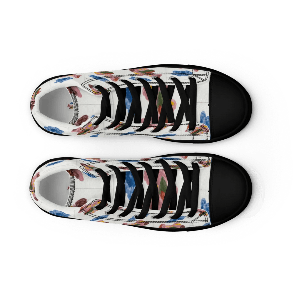 Kid Airplane (Women's High Top Canvas Shoes) product image (4)