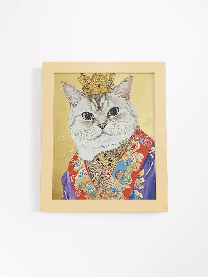 Regal Feline Royalty Framed Poster product image (2)