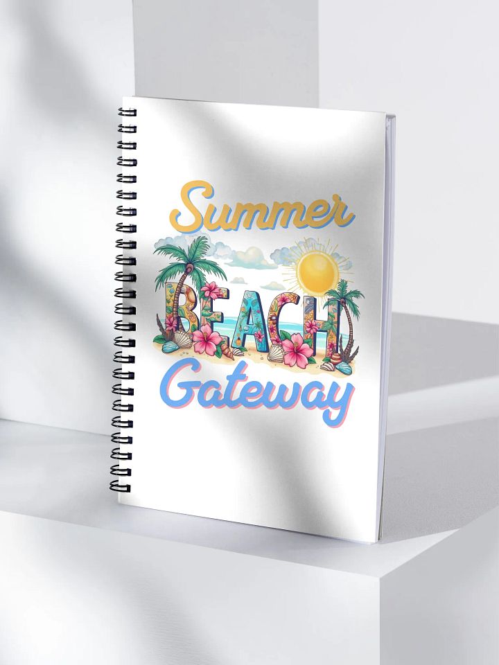 Summer Gateway Beach Tropical Spiral Notebook product image (1)