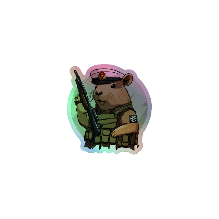 TopFrag™ Cappy Holographic Sticker product image (1)
