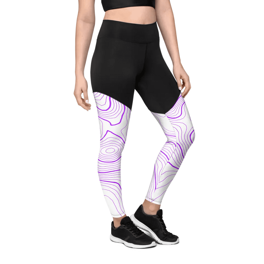 White Topography Leggings product image (7)