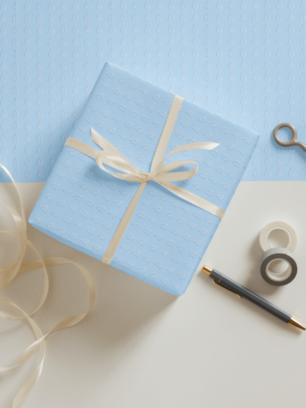 Plush Pink Blue & Yellow Gift Wrap (Set of 3) product image (3)