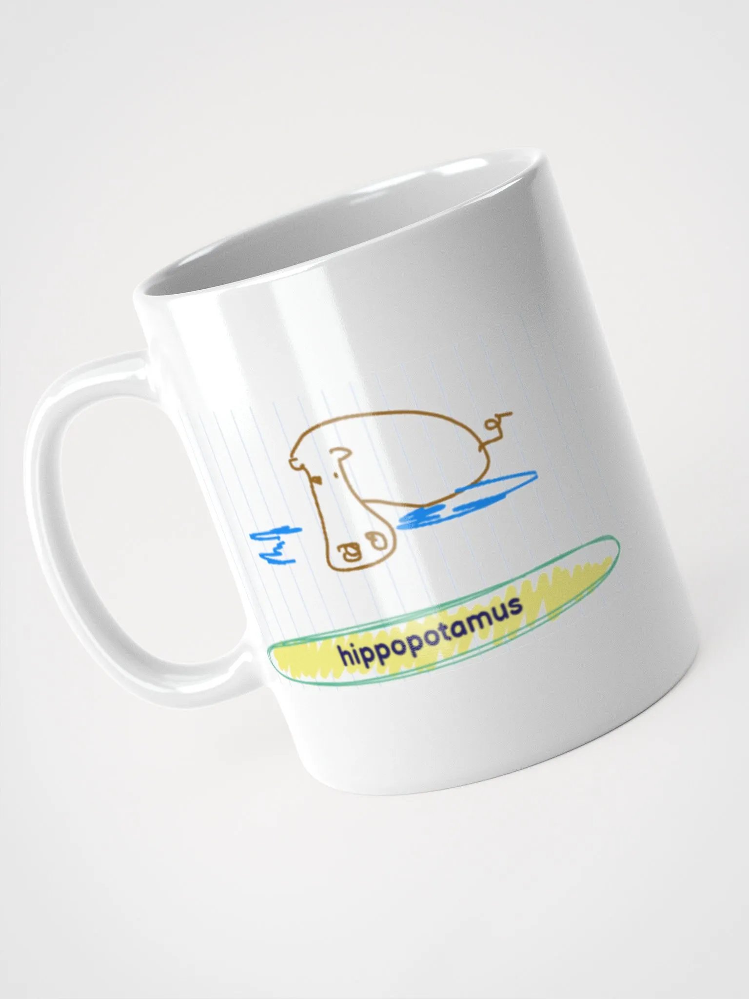 Hippopotamus mug product image (3)
