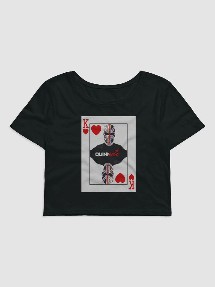 The Quinn of Hearts Bella+Canvas Women's Crop Tee product image (1)