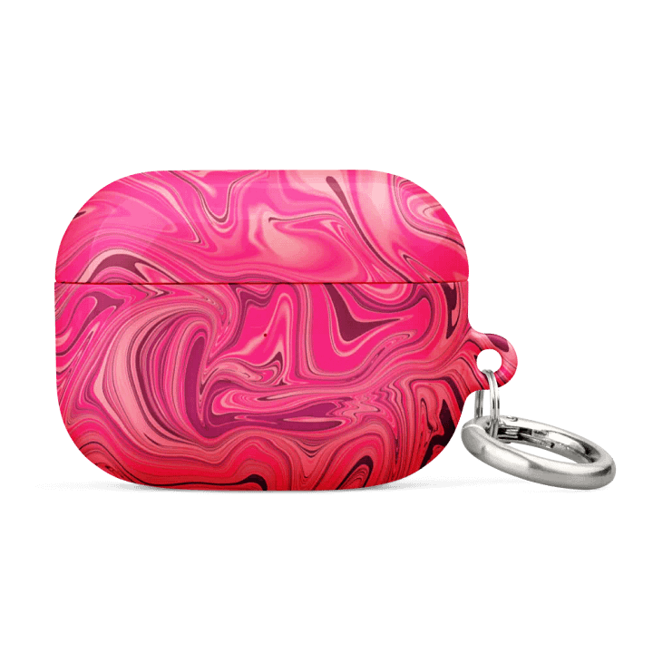 Case for AirPods® - Shades of Magenta Pink Digital Fluid Art product image (1)
