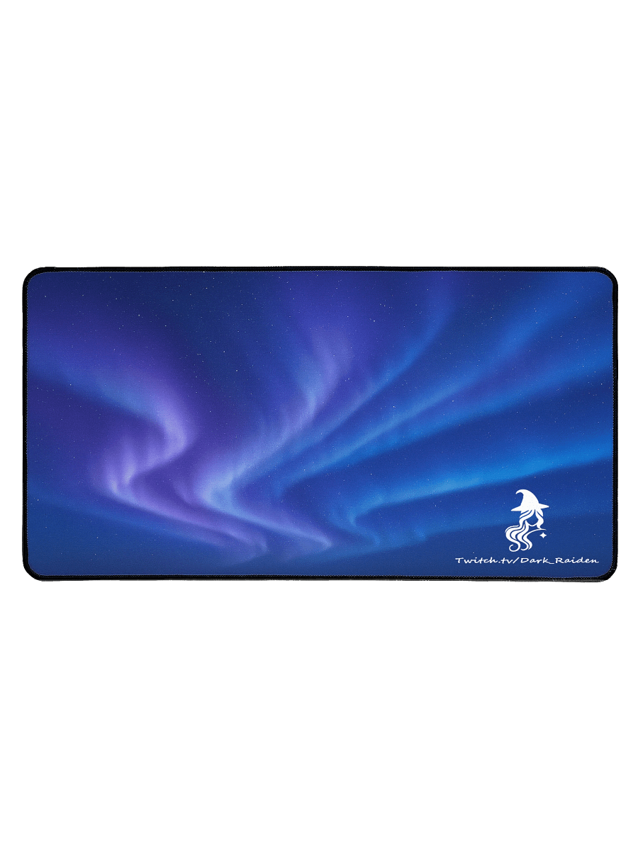 Logo, Aurora Borealis Mouse Mat - Blue & Purple product image (1)