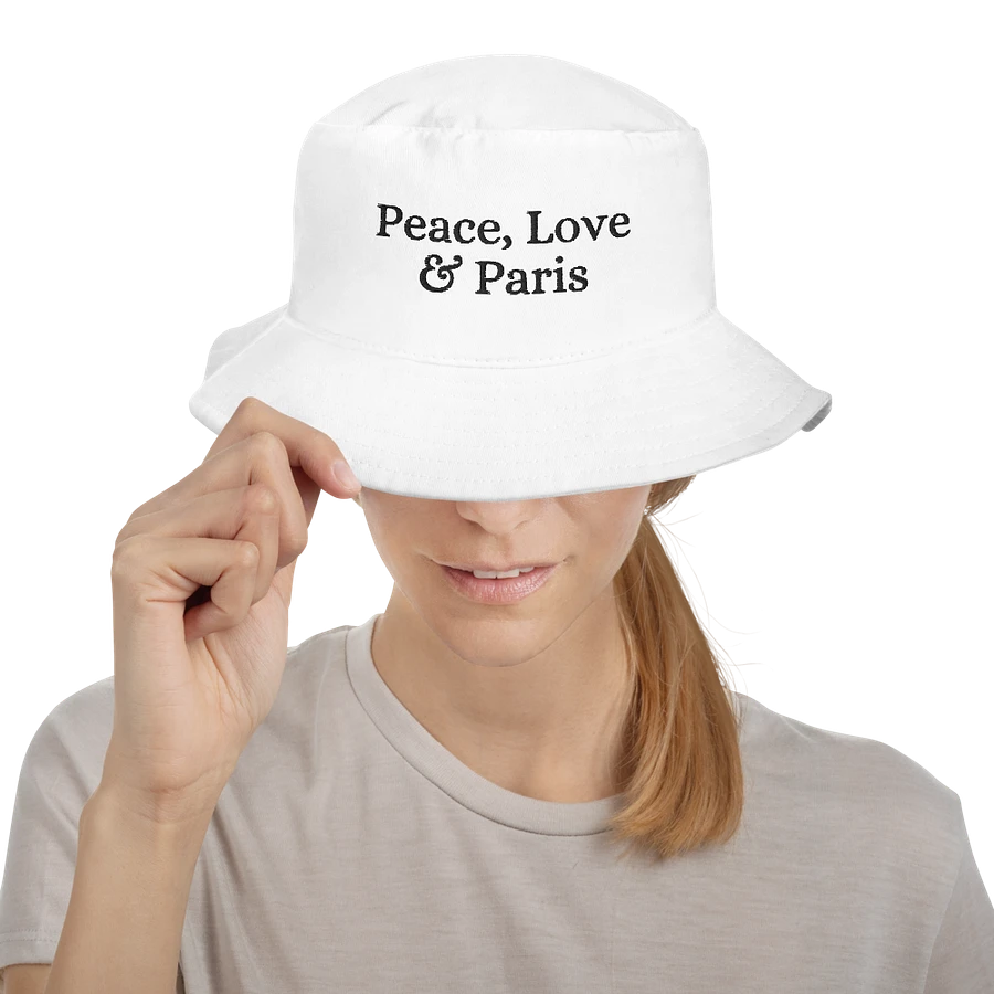 Peace, Love and Paris Bucket Hat product image (5)