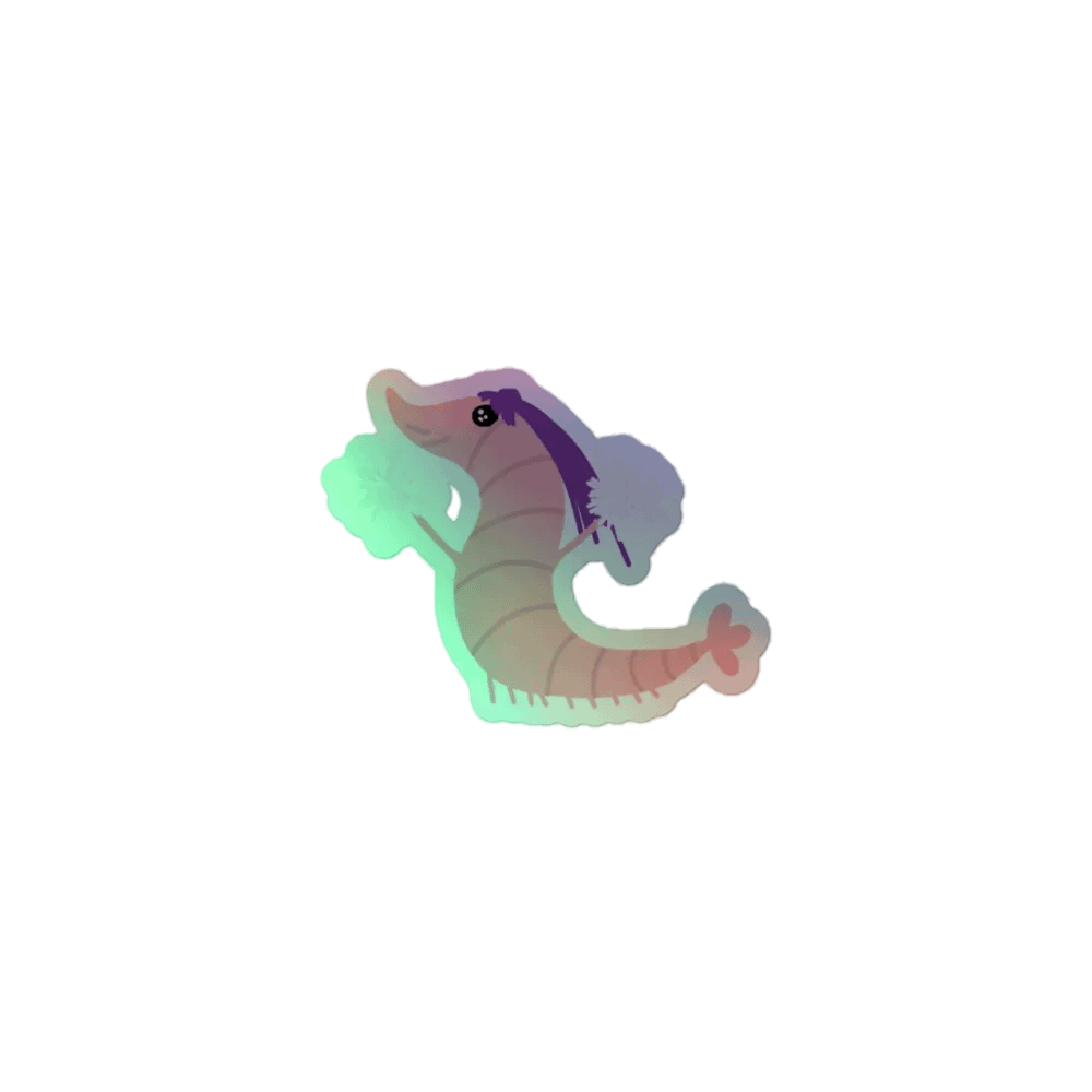 Shrimpin' Time Sticker - Holographic product image (1)