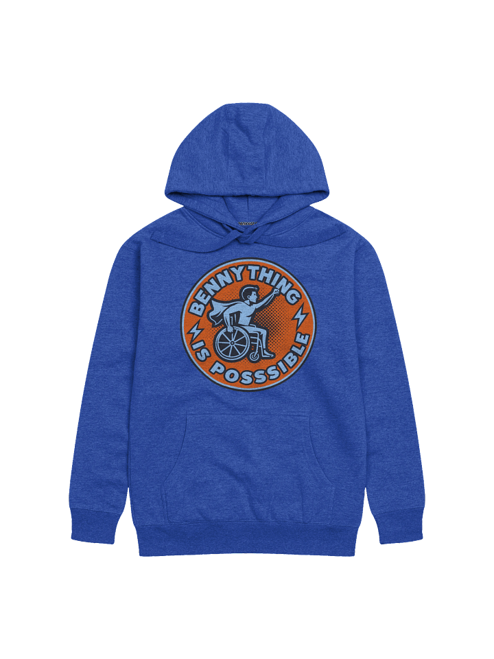 BENNYTHING Is Possible Orange Logo Premium Hoodie [Unisex] product image (10)
