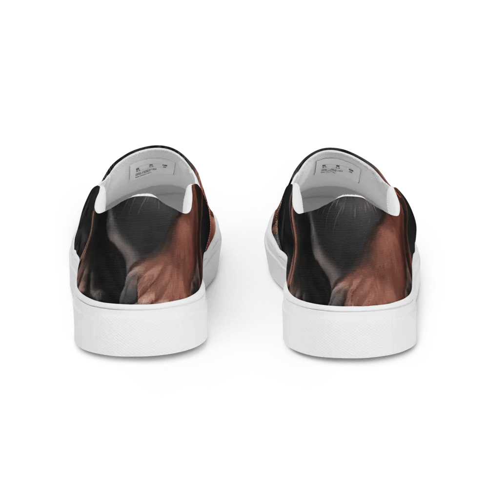 Flaming Wolf Lion Women's Slip-On Shoes product image (9)