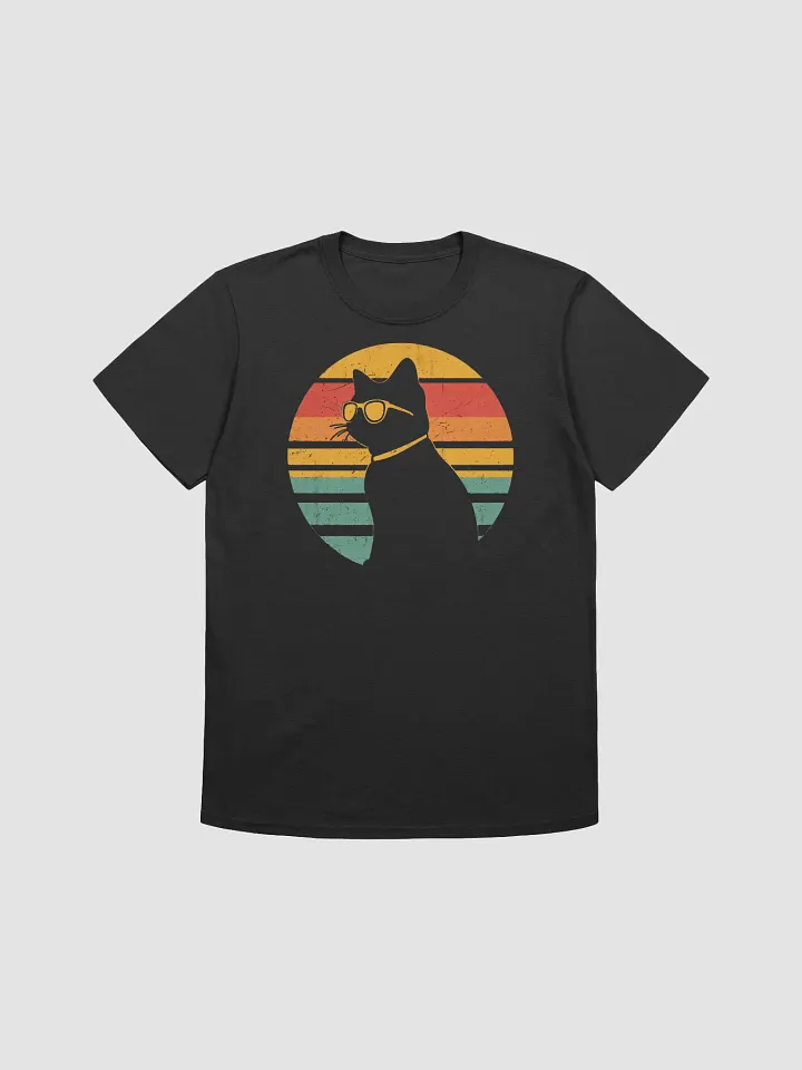 Vintage Retro Cat for Cat Lover, Cat Mom, Cat Dad 80's style product image (2)