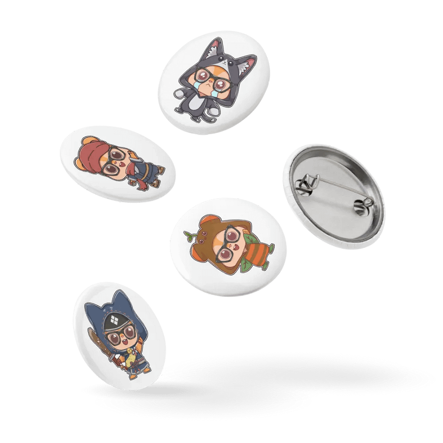 Kuma Cosplay Pins Set 002 product image (9)