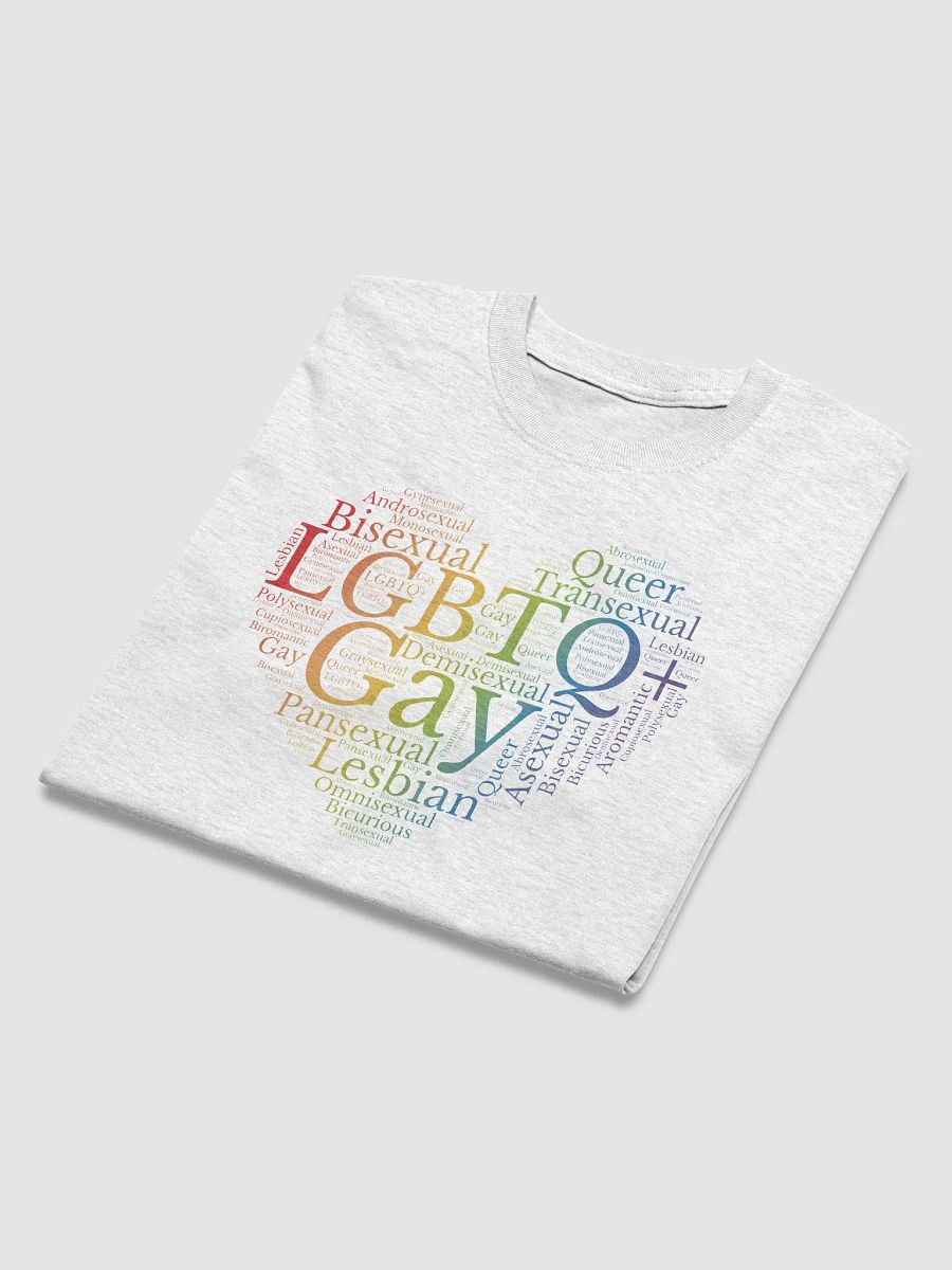 Heart Shape Word Cloud LGBTQ+ product image (5)
