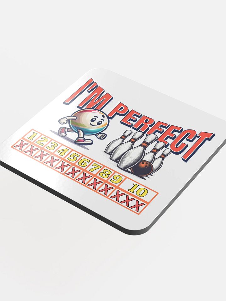 Im Perfect Bowling Game Coaster Set product image (1)